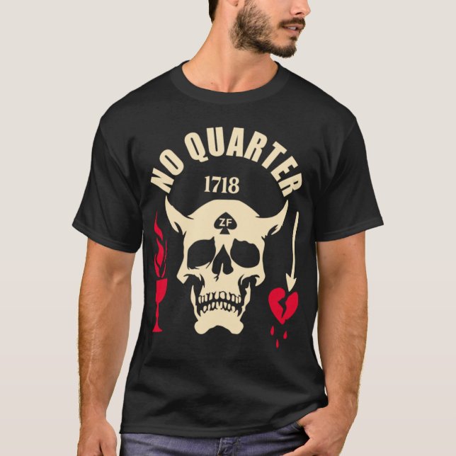 Camiseta Barba Negra No Trimestre 1718 (Frente)