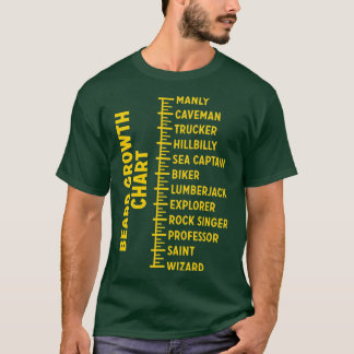 Camiseta Barba pai Oferece Crescimento De Barba Gráfico Bar