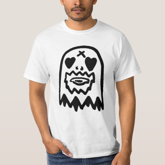 Camiseta Barba X do fantasma do amor (Frente)