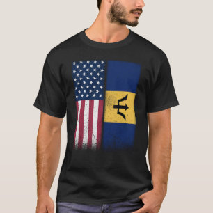 Camiseta Barbados Barbadianos - Bandeiras Americanas Orgulh