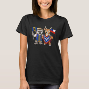 Camiseta Barbados Chile Bandeira Raízes Barbadianas Patrimô