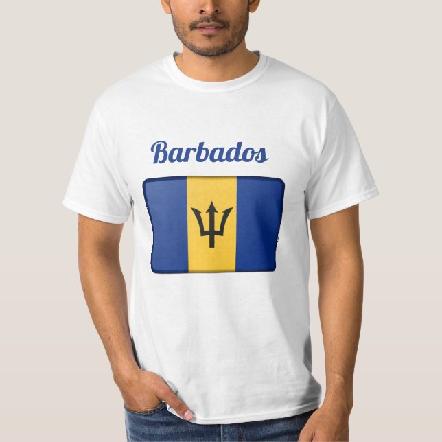 Camiseta Barbados Flag T-Shirt (Frente)