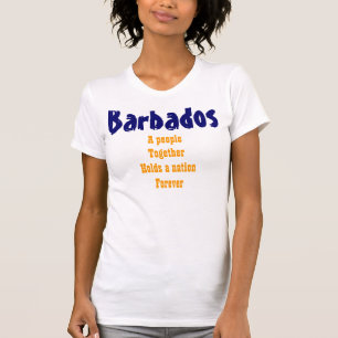 Camiseta Barbados uniram pessoas dos t-shirt