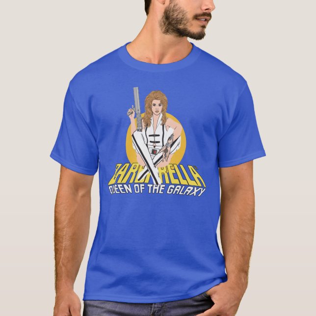 Camiseta Barbarella engraçado (Frente)