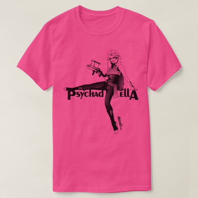 Camiseta Barbarella Psychadella (Frente do Design)