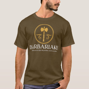 Camiseta Barbarianos Barbários Tabletop RPG Viciado