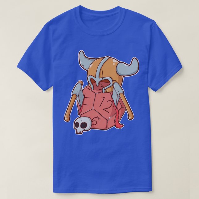 Camiseta Bárbaro Hit Dice (Frente do Design)