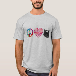 Camiseta Barbas do amor da paz