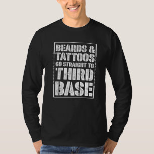 Camiseta Barbas e Tatuagens Grunge Vintage Vão Diretamente
