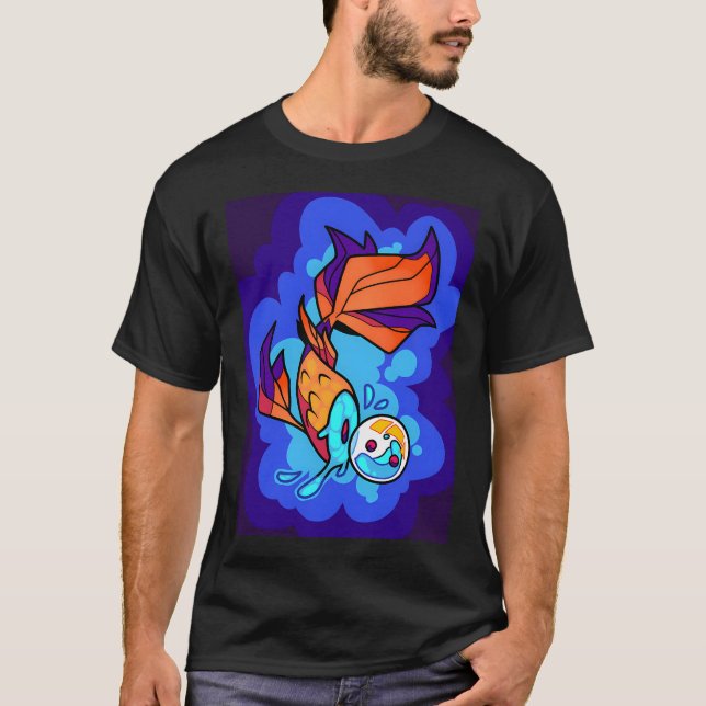 Camiseta Barbatana Cósmica (Frente)