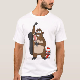 Camiseta Barbeando o castor