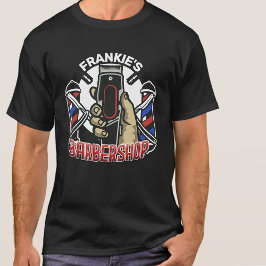 Camiseta Barbearia de Compro de Barber Retroativo do NOME P