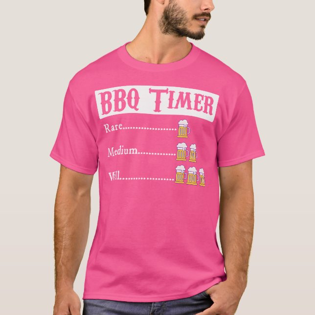 Camiseta Barbecue de Timer de churrasco (Frente)