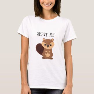Camiseta Barbeie-me t-shirt do castor