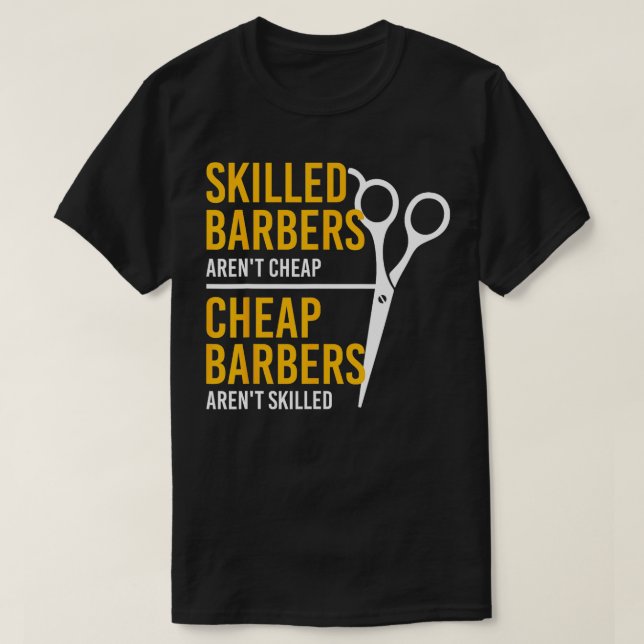 Camiseta Barbeiro legal para Homens Hairdresser Hairstylist (Frente do Design)