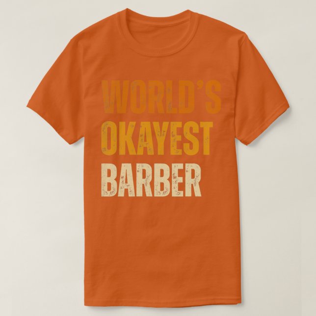 Camiseta Barbeiro mais barbeiro do mundo (Frente do Design)