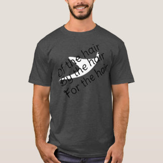 Camiseta Barbeiro slogan, um barbeiro engraçado.
