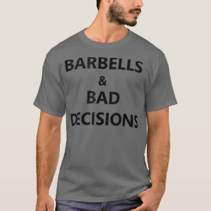 Camiseta Barbelhas e más decisões esquadrão com apoio de ve