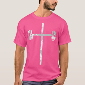 Camiseta Barbell Cross Christian Trust Gym Workout