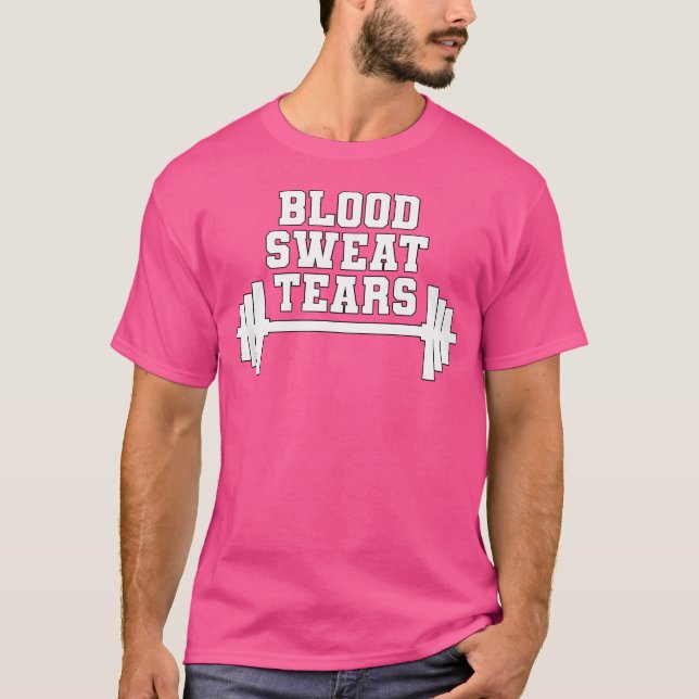 Camiseta Barbell de Lágrimas Suores de Sangue (Frente)