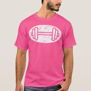 Camiseta Barbell Gym Branca em Levantamento de Peso -