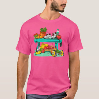 Camiseta Barbell In Fruta Vegan Athlete