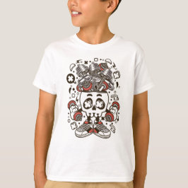 Camiseta Barbell Skull Head