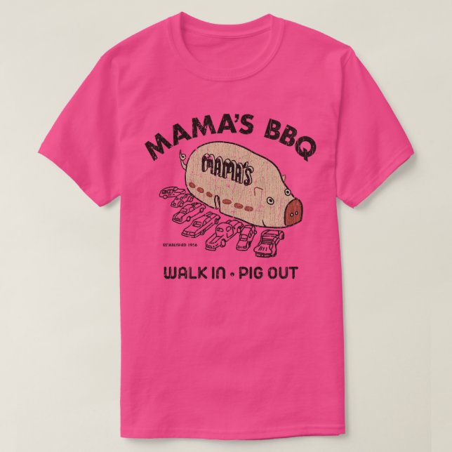 Camiseta Barbeque Mamas CHURRASCO 1956 (Frente do Design)