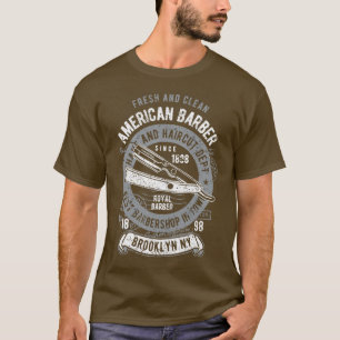 Camiseta Barber Americano Fresco e Limpo