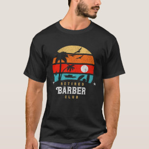 Camiseta Barber Aposentado com Ideia de Aposentação de Esti