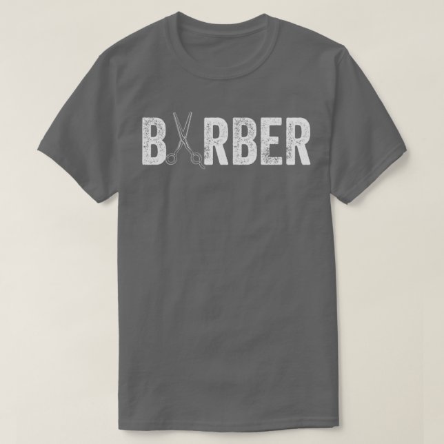 Camiseta BARBER Barber Compra Hairdresser Gift (Frente do Design)