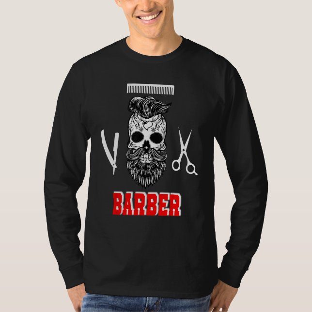 Camiseta Barber  Barber  Cute Barber  Best Barber (Frente)