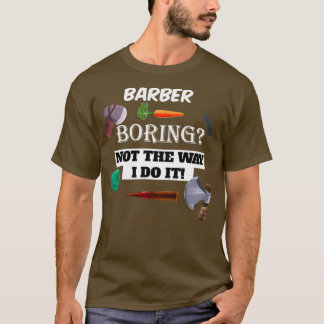 Camiseta barber Boring