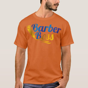 Camiseta Barber Boss Dourado