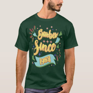 Camiseta Barber, Desde 1983, Oferece Ideias De Presente Par