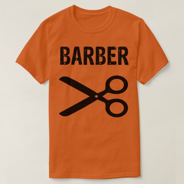 Camiseta Barber Design para barbeiro (Frente do Design)