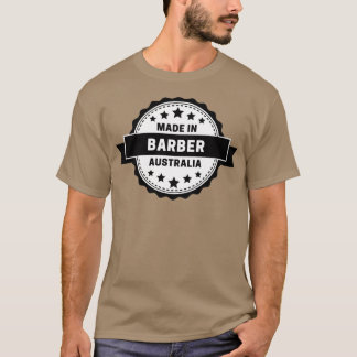 Camiseta Barber Feito Na Austrália