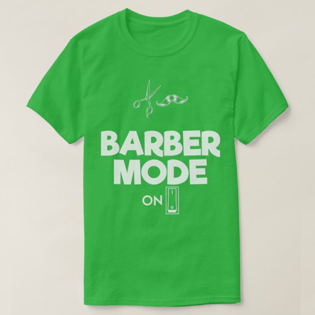 Camiseta Barber Funny Design Para Presente 11 (Frente do Design)
