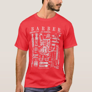 Camiseta Barber Hairdresser Hairstylist Barbershop Vintage
