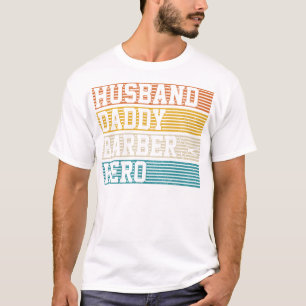 Camiseta Barber Husband Pai Hero Vintage Retro Padres D
