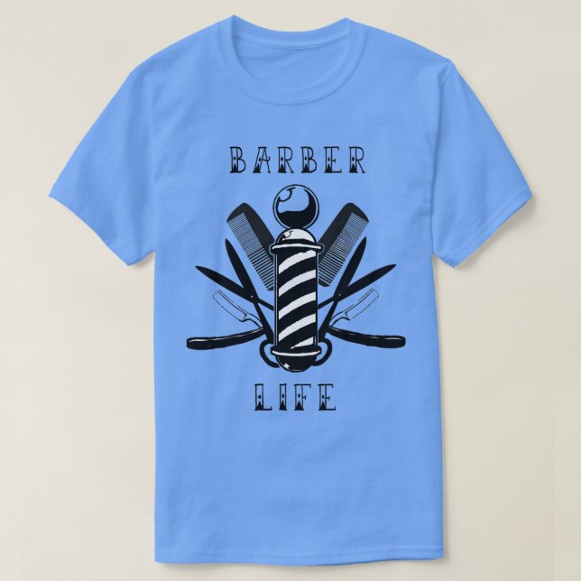 Camiseta Barber Life 10 (Frente do Design)