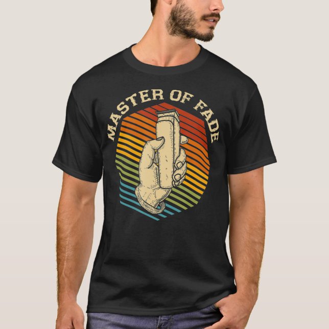 Camiseta Barber Mestre De Hairdresser Fade (Frente)