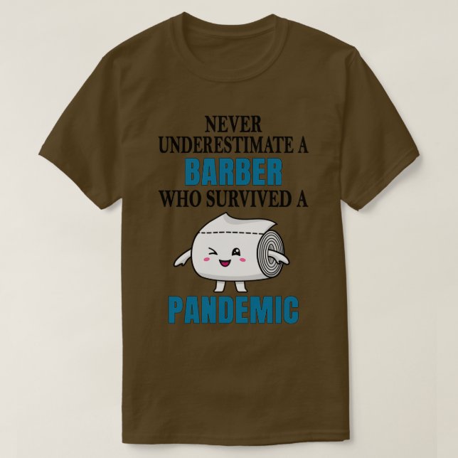 Camiseta Barber Pandemic (Frente do Design)