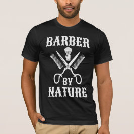 Camiseta Barber Por Natureza - Barbearia De Corte De Cabelo