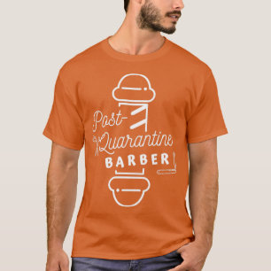 Camiseta Barber PostQuarantine em Branco