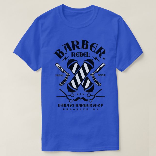 Camiseta Barber Rebel II (Frente do Design)