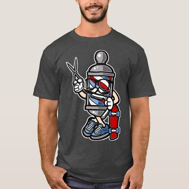 Camiseta Barber s for men (Frente)