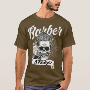 Camiseta Barber shop crane smoking a pipe t