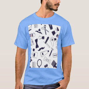 Camiseta Barber shop pole pattern 3