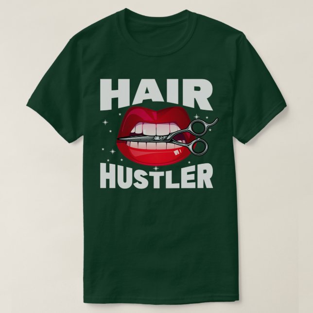 Camiseta Barber Supply Hairdresser Hair Salon Cadeira Barbe (Frente do Design)
